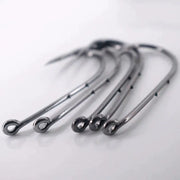 50pcs Double-backed 6/0 High Carbon Fishing Hooks by NZ Diver
