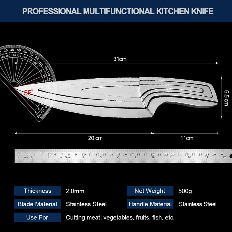 XITUO 4pcs Multi Kitchen knives Stainless steel Cascading knife combination Sets - Action Outdoors Kiwi