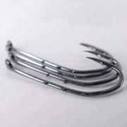 50pcs Double-backed 6/0 High Carbon Fishing Hooks by NZ Diver