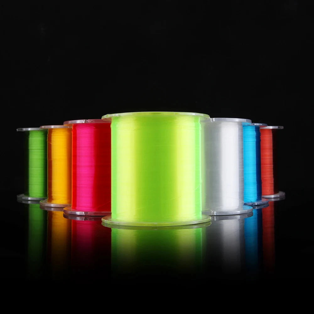 500m  Nylon Fishing Line Super Strong 2LB - 40LB 5 Colors Japan Monofilament Main Line Fishing Line Accessories - Action Outdoors Kiwi