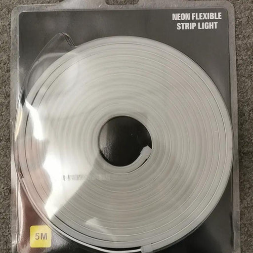 5M White DC 12V Flex LED Strip Neon Rope Light Silicone by salelink.co.nz