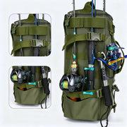 Desers Multifunctional Fishing Backpack With Rod Holders Waterproof Tackle Bag Multifunctional Fishing Backpack With Rod Holders