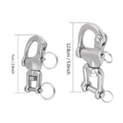 Action Outdoors Limited 316 Stainless Steel Jaw Swivel Snap Shackle For Sailboat Spinnaker Halyard 316 Stainless Jaw Swivel Snap Shackle For Spinnaker