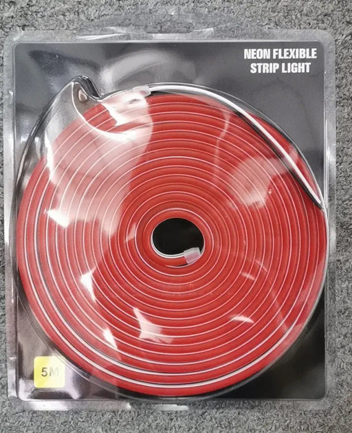 5M Red Modern DC 12V Flex LED Strip Neon Rope Light Silicone Indoor/Outdoor Sign Decor by salelink.co.nz