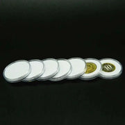 20Pcs Clear Round 40mm Direct Fit Airtight Coin Capsules Fits 5 Different Sized Coins by NZ Diver