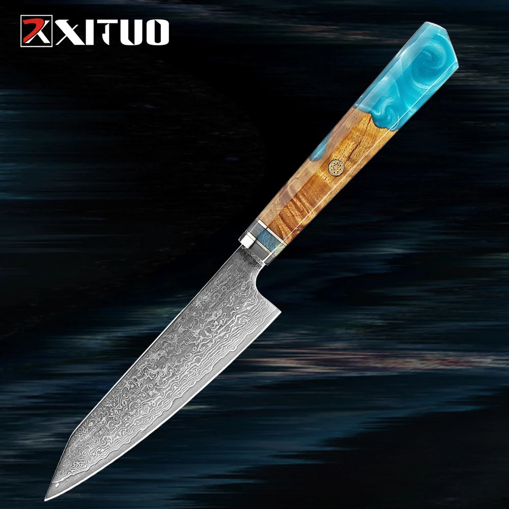 XITUO Damascus Knife Set Kitchen Knife Damascus Steel VG10 Chef Knife Santoku Knives Japanese Knife Home kitchen tools best gift - Action Outdoors Kiwi