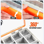 Desers Kingdom Fishing Tackle Box Two Sizes Multifunction with Removable Dividers Kingdom Fishing Tackle Box With Removable Dividers