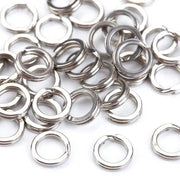 200pcs Stainless Steel Fishing Split Rings by NZ Diver