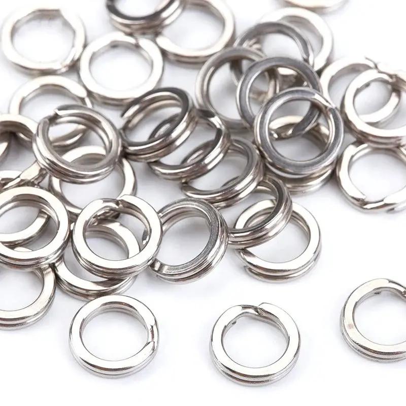 200pcs Stainless Steel Fishing Split Rings by NZ Diver
