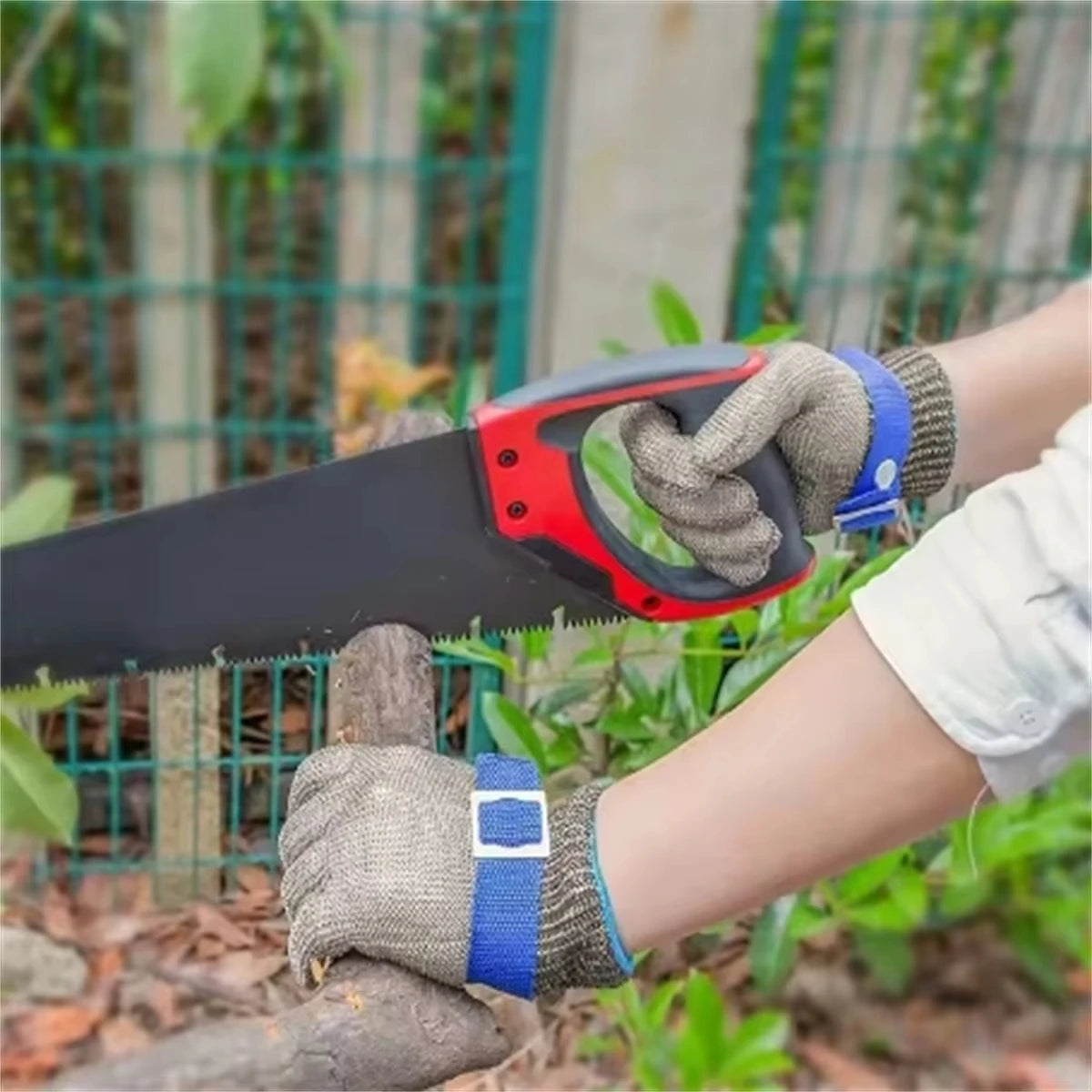 Stainless Steel Gloves Anti-cut Safety Cut Resistant Hand Protective Metal Meat Mesh Glove for Butcher Wire Knife Proof Stab - Action Outdoors Kiwi