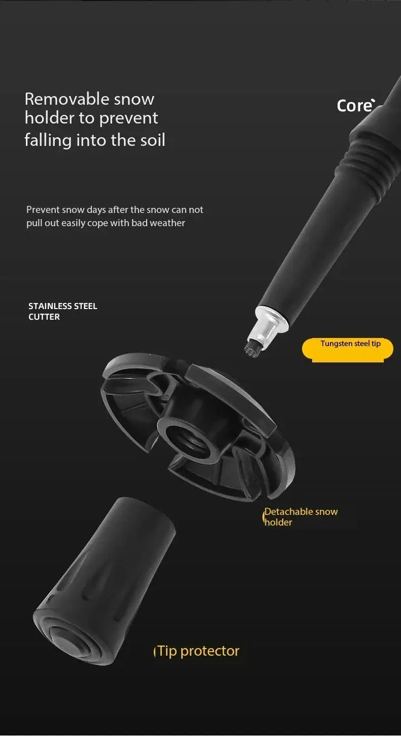 Hiking Poles Foldable 110–135 cm – 7075 Aluminium Trekking Poles PRI50119 by ECOTREK