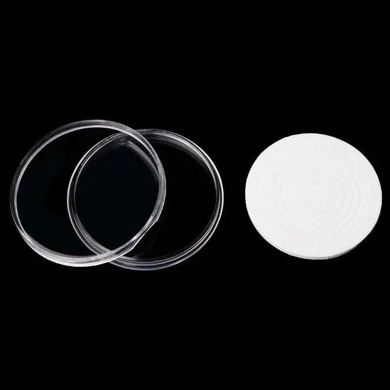 20Pcs Clear Round 40mm Direct Fit Airtight Coin Capsules Fits 5 Different Sized Coins by NZ Diver