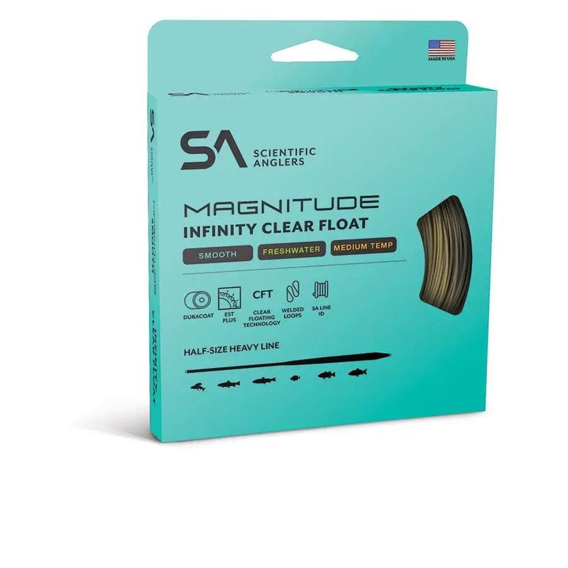 S.A. Magnitude Infinity Clear Head Float Smooth by Scientific Anglers