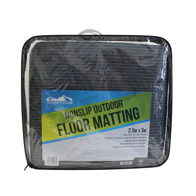 Large Floor Mat - Blue and Grey 2.5m x 6m - Southern Alps by NZ Diver