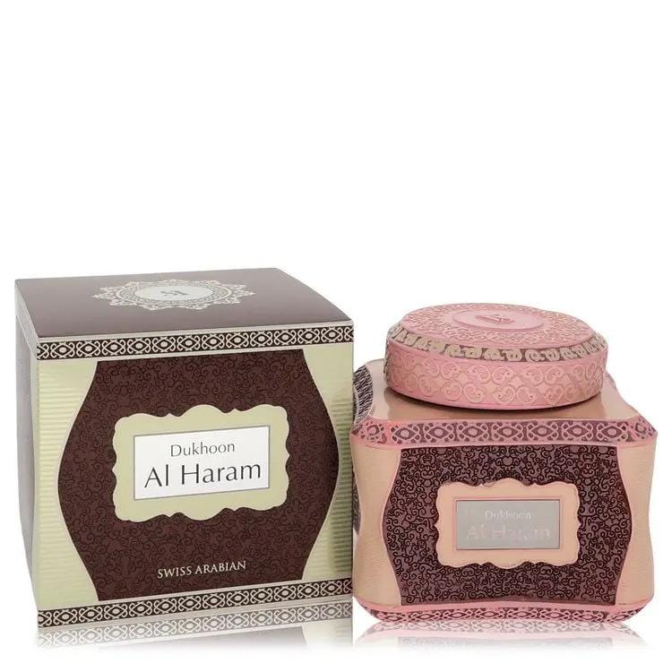 Brands HD Bakhoor Incense (Unisex) Swiss Arabian Bakhoor Dukhoon Al Haram Bakhoor Incense (Unisex) by Swiss Arabian 125 grams Swiss Arabian Bakhoor Dukhoon Al Haram Bakhoor Incense (Unisex) by Swiss Arabian 125 grams