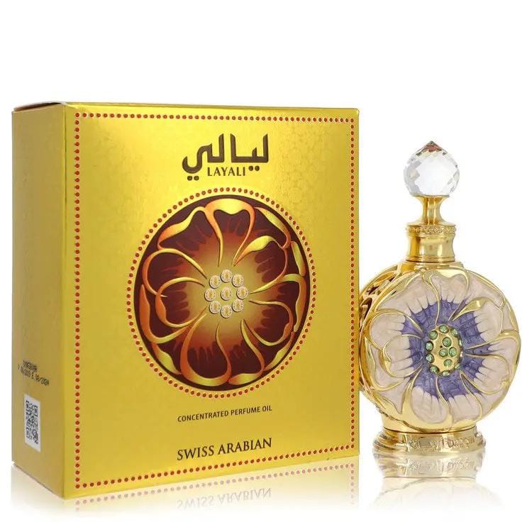 Brands HD Concentrated Perfume Oil Swiss Arabian Layali Concentrated Perfume Oil by Swiss Arabian 15 ml Swiss Arabian Layali Concentrated Perfume Oil by Swiss Arabian 15 ml