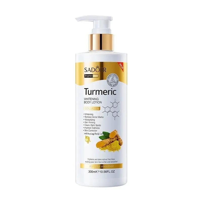 Poppy Gifts Skin Care SADOER Turmeric Brightening Body Lotion with Collagen – 300ml SADOER Turmeric Brightening Body Lotion with Collagen – 300ml