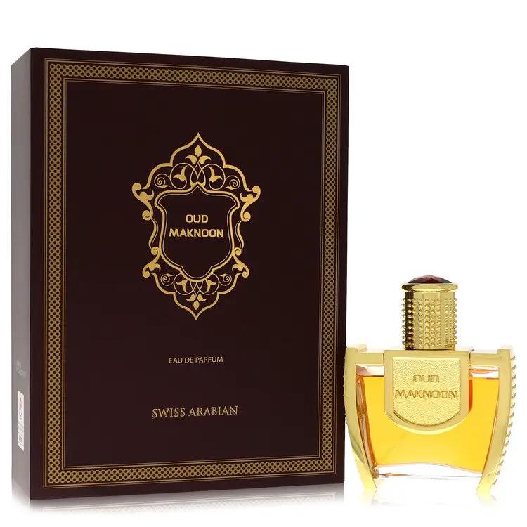 Oud Maknoon Eau De Parfum Spray (Unisex) by Swiss Arabian 44 ml by Brands HD