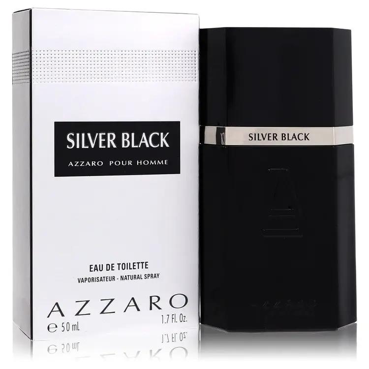 Silver Black Eau De Toilette Spray by Azzaro 50 ml by Brands HD