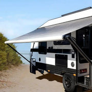 Aussie Traveller Sunburst Eclipse Roll Out awnings 17' - White – view 2