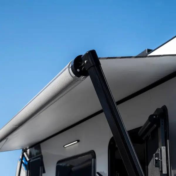 Aussie Traveller Sunburst Eclipse Roll Out awnings 15' - White – view 2