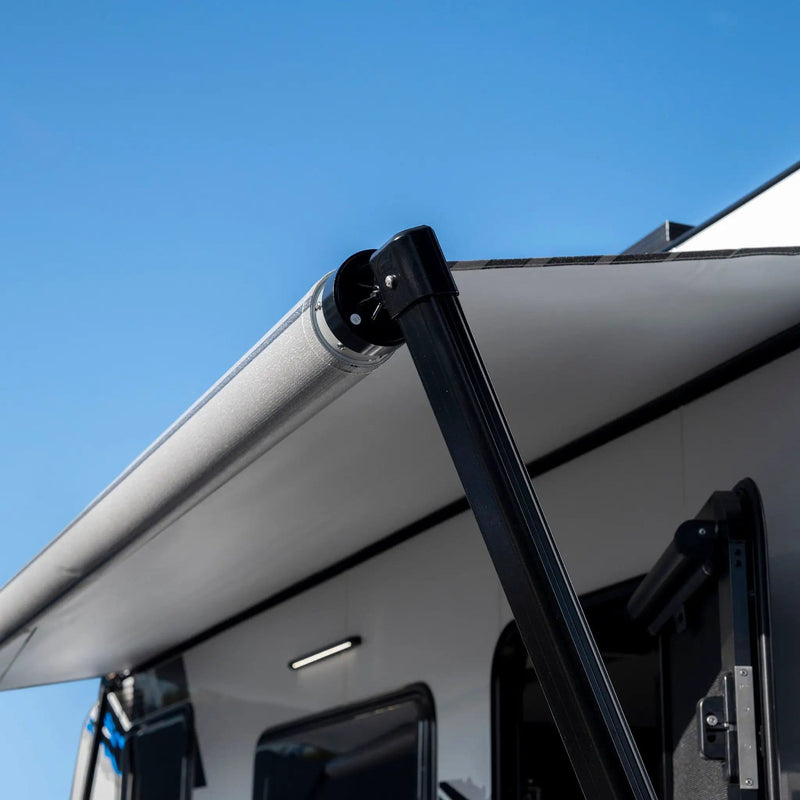 Aussie Traveller Roll Out Awnings Aussie Traveller Sunburst Eclipse 18 Ft Roll Out Awning Black Aussie Traveller Sunburst Eclipse 18 Ft Roll Out Awning