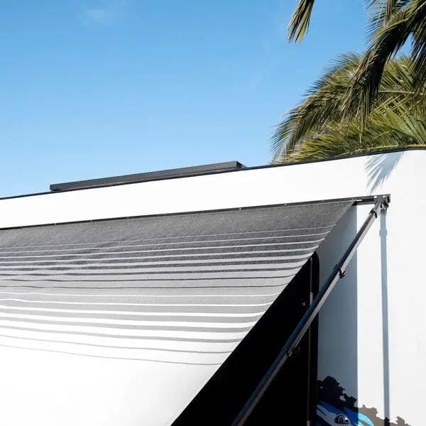 Aussie Traveller Sunburst Eclipse Roll Out awnings 16' - Black – view 2