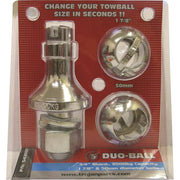 Trojan Car & Truck Tow Balls Trojan Tow Ball Duo Ball Three Quarter Inch Shaft 2500kg Capacity Kit Trojan Tow Ball Duo Ball Three Quarter Inch Shaft Kit