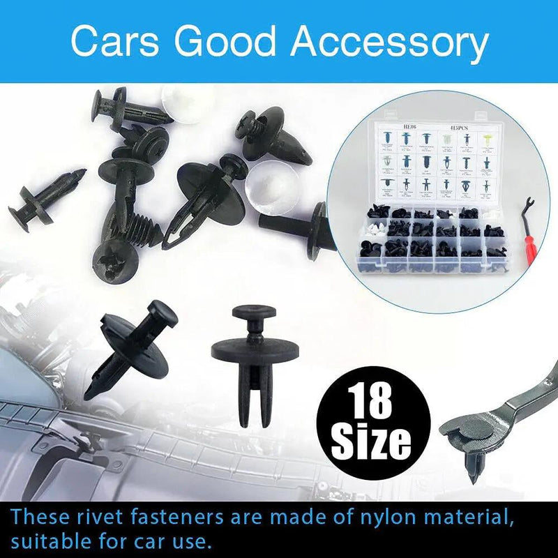 415pcs Car Body Push Retainer Pin Rivet Trim Plastic Clips by salelink.co.nz