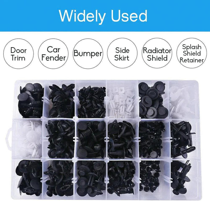 415pcs Car Body Push Retainer Pin Rivet Trim Plastic Clips by salelink.co.nz