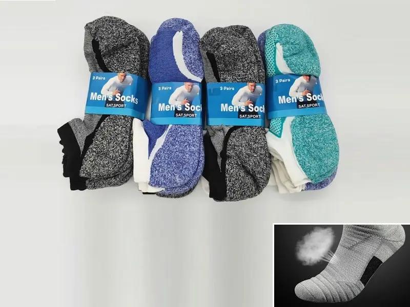High Performance Sport Socks (12 Pairs) Size 6-10, Random Colour by dealonline.co.nz