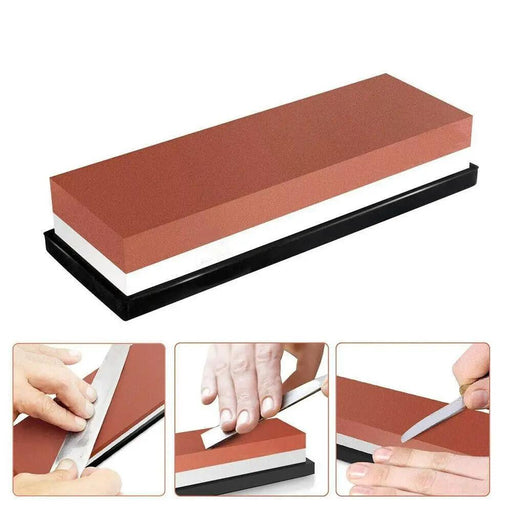 Dual Water Stone 3000/8000 Whetstone Knife Sharpener Sharpening Flattening by salelink.co.nz