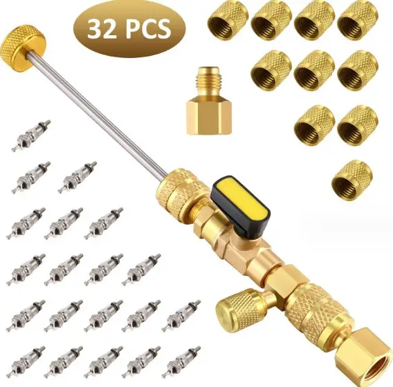 32PCS Valve Core Remover Installer Tool by salelink.co.nz
