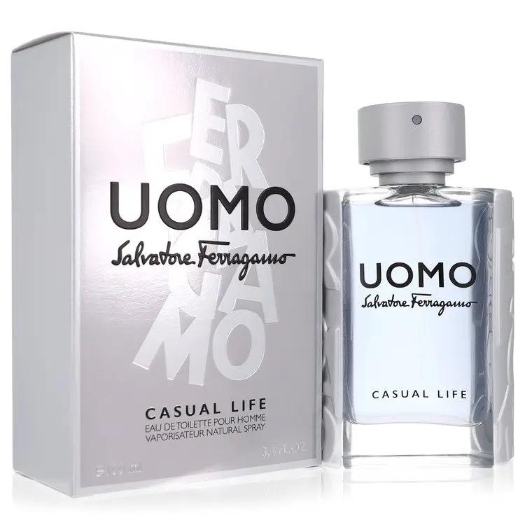 Salvatore Ferragamo Uomo Casual Life Eau De Toilette Spray by Salvatore Ferragamo 100 ml by Brands HD