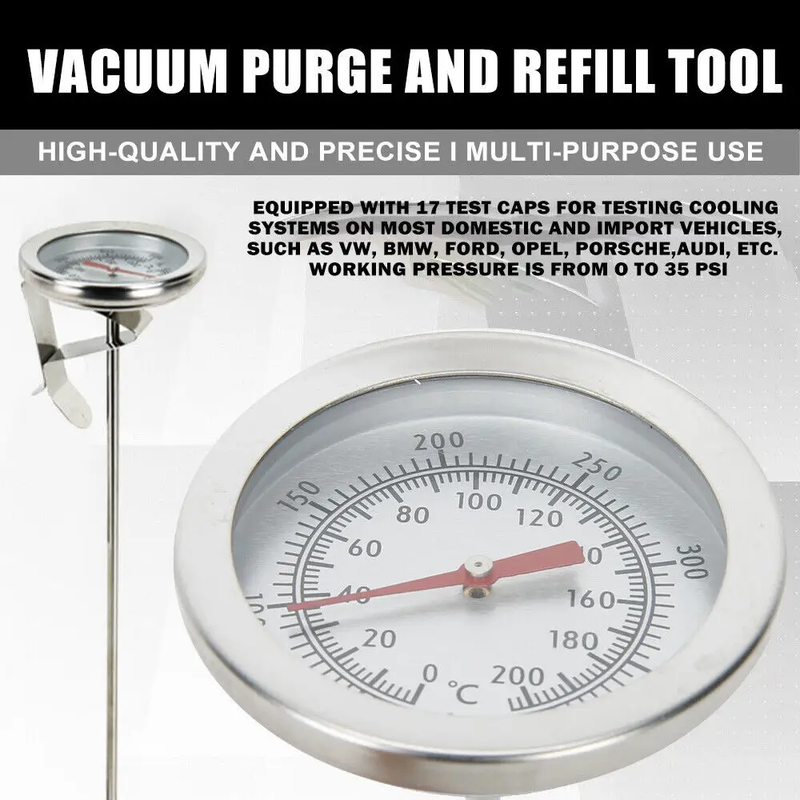 28 Piece Radiator Pressure Tester Kit by salelink.co.nz