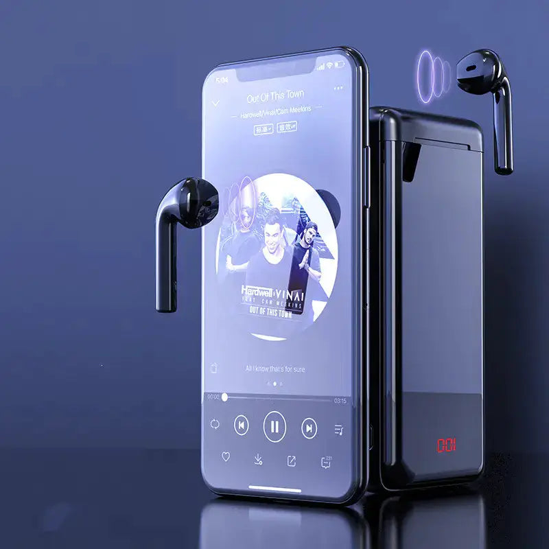 Bluetooth Headphones Power Bank with Display (Stereo) by Mead's Supply & Equipment Outfitters limited