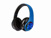 BLUE Wireless bluetooth Headset Headphones Foldable Stereo Earphones LED Super by dealonline.co.nz