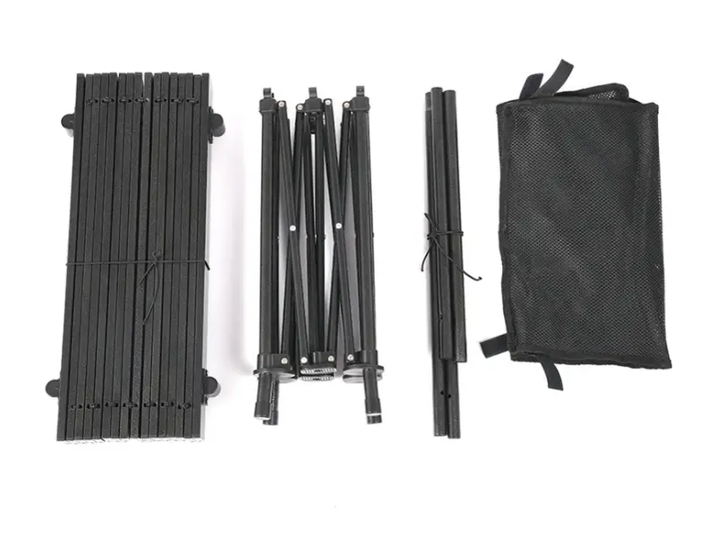 Portable Folding Table Tea Picnic Camping Barbecue Square Table 120X55X68 by dealonline.co.nz