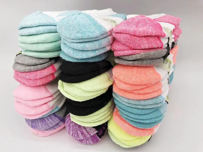 dealonline.co.nz dealonlinenz (36 Pairs) 4-6 Years Kids' Ankle Socks Cushion Socks Kids Ankle Cushioned Socks 36 Pairs Mixed Colors
