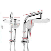 SportZone.co.nz Furniture > Bathroom > Shower Heads & Screens Cefito 9'' Rain Shower Head Set Handheld Round High Pressure Chrome Cefito 9'' Rain Shower Head Set Handheld Round High Pressure Chrome