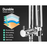 SportZone.co.nz Furniture > Bathroom > Shower Heads & Screens Cefito 9'' Rain Shower Head Set Handheld Round High Pressure Chrome Cefito 9'' Rain Shower Head Set Handheld Round High Pressure Chrome