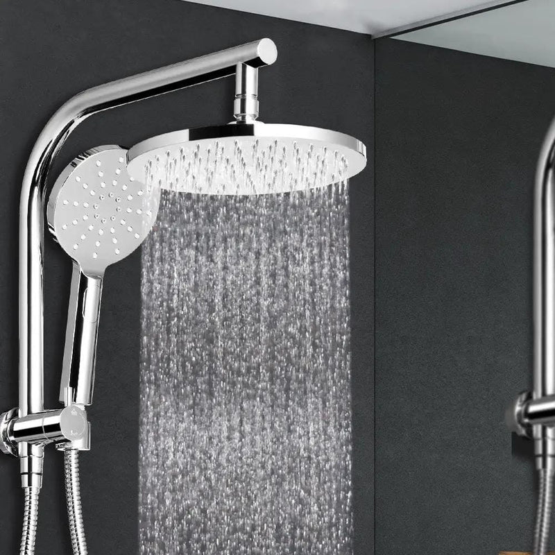 SportZone.co.nz Furniture > Bathroom > Shower Heads & Screens Cefito 9'' Rain Shower Head Set Handheld Round High Pressure Chrome Cefito 9'' Rain Shower Head Set Handheld Round High Pressure Chrome