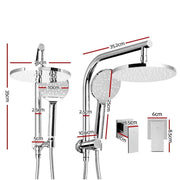 SportZone.co.nz Home & Garden > Bathroom Accessories Cefito 9'' Rain Shower Head Set Handheld Round High Pressure Twins Tap Chome Cefito 9'' Rain Shower Head Set Handheld Round High Pressure Twins Tap Chome
