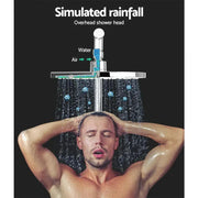 SportZone.co.nz Home & Garden > Bathroom Accessories Cefito 9'' Rain Shower Head Set Handheld Round High Pressure Twins Tap Chome Cefito 9'' Rain Shower Head Set Handheld Round High Pressure Twins Tap Chome