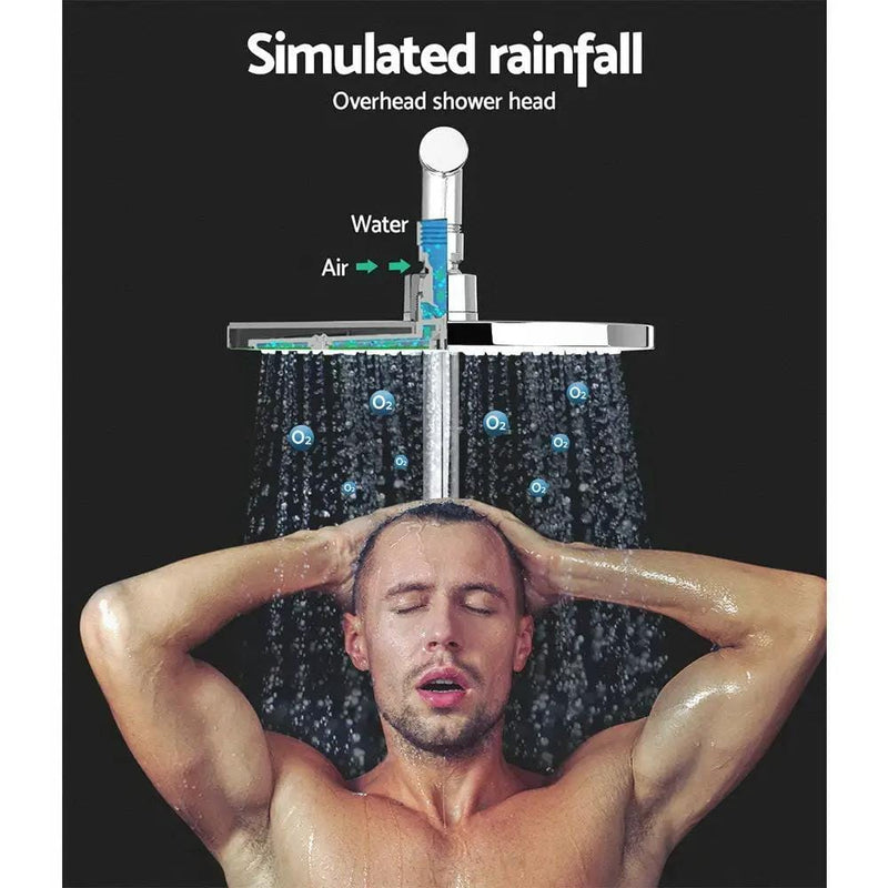 SportZone.co.nz Home & Garden > Bathroom Accessories Cefito 9'' Rain Shower Head Set Handheld Round High Pressure Twins Tap Chome Cefito 9'' Rain Shower Head Set Handheld Round High Pressure Twins Tap Chome