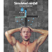 SportZone.co.nz Home & Garden > Bathroom Accessories > Shower Accessories Cefito 8'' Rain Shower Head Wall Arm Square High Pressure Mixer Tap Black Cefito 8'' Rain Shower Head Wall Arm Square High Pressure Mixer Tap Black