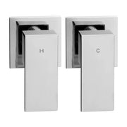 SportZone.co.nz Home & Garden > Bathroom Accessories Cefito 8'' Rain Shower Head Wall Arm Square High Pressure Twins Tap Chrome Cefito 8'' Rain Shower Head Wall Arm Square High Pressure Twins Tap Chrome