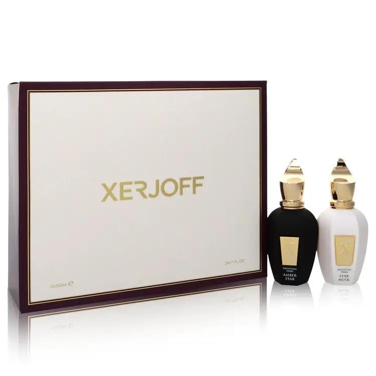 Brands HD Gift Set - 1.7 oz EDP in Amber Star + 1.7 oz EDP in Star Musk Both Unisex Fragrances Shooting Stars Amber Star & Star Musk Gift Set - 1.7 oz EDP in Amber Star + 1.7 oz EDP in Star Musk Both Unisex Fragrances by Xerjoff -- Shooting Stars Amber Star & Star Musk Gift Set - 1.7 oz EDP in Amber Star + 1.7 oz EDP in Star Musk Both Unisex Fragrances by Xerjoff --
