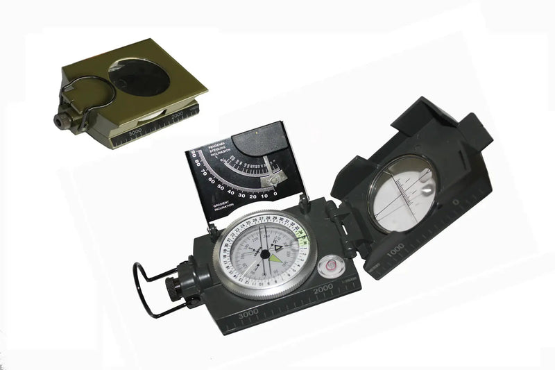 Compass and Inclination Meter with Degree Scale - Slope Compass with Luminous Dial | Zinc Alloy by Mead's Supply & Equipment Outfitters limited