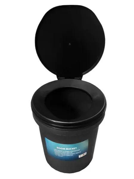NZ Diver Accessories Boom Bucket Portable Camping Toilet With 15 Compostable Liner Bags Boom Bucket Portable Toilet With 15 Compostable Bags